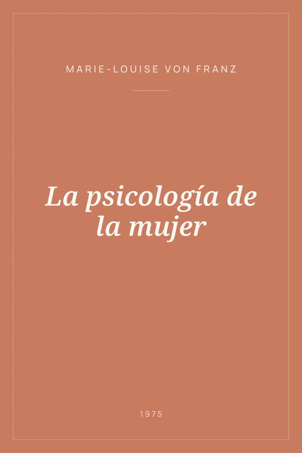 Portada de La psicología de la mujer