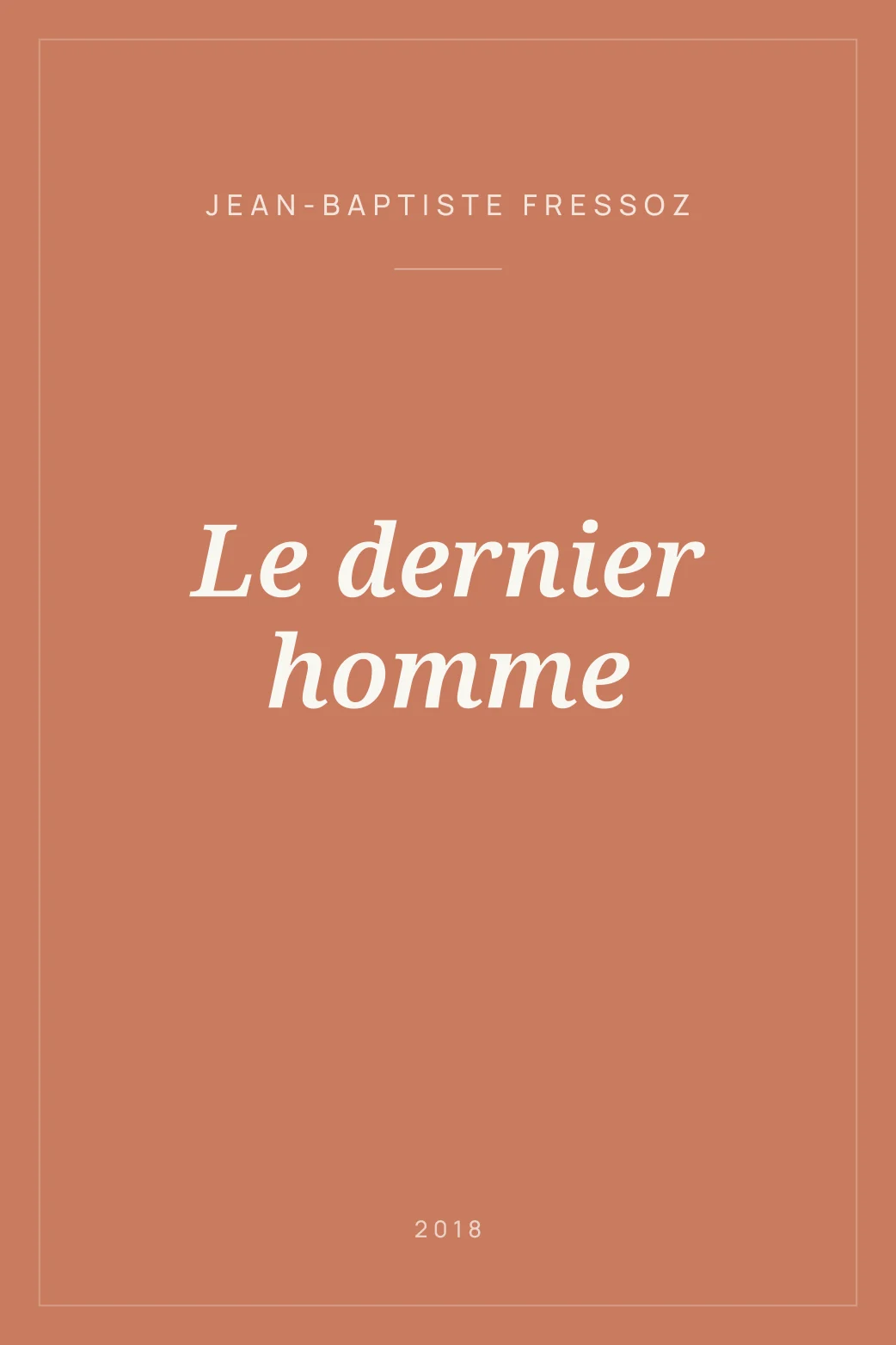 Portada de Le dernier homme