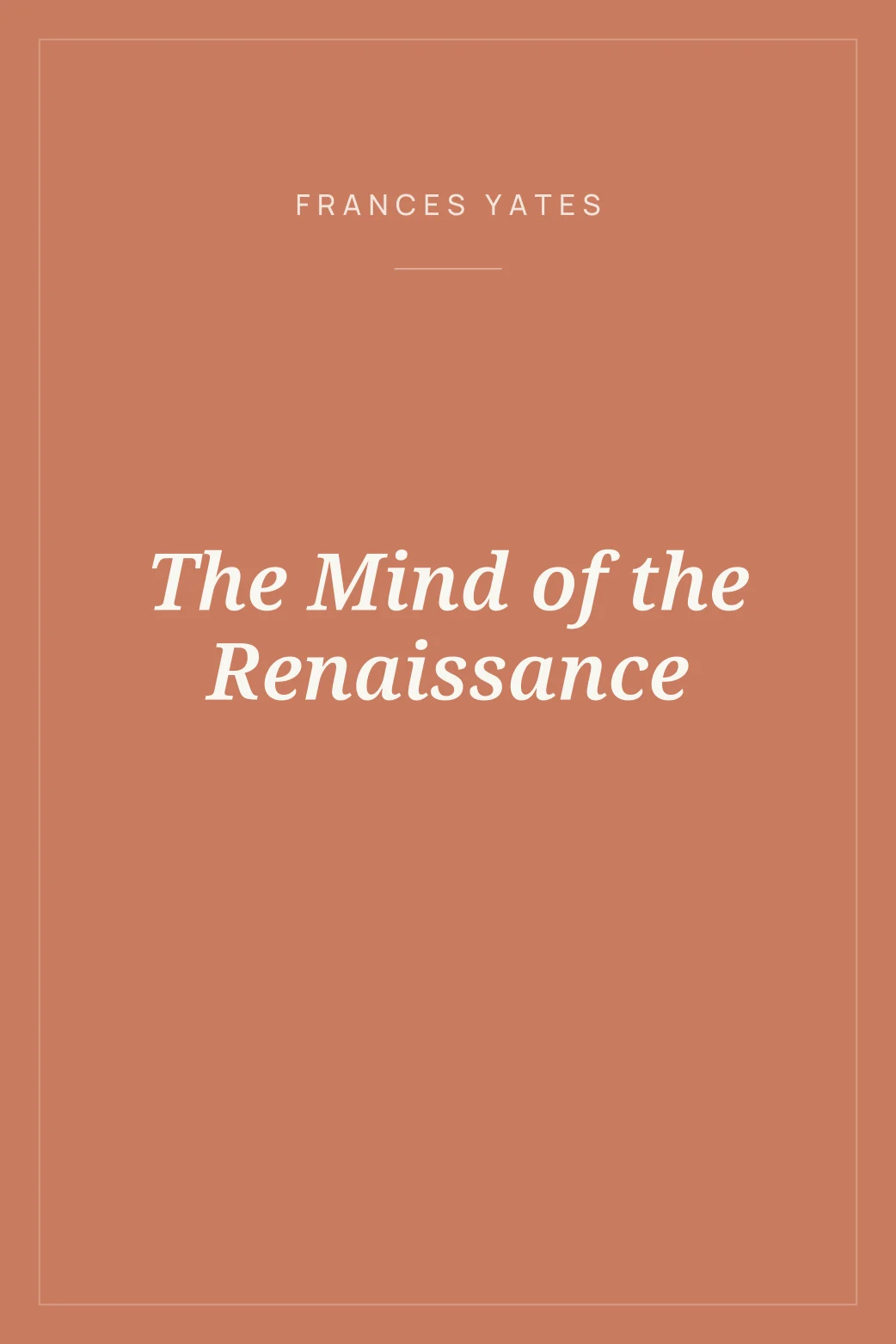 Portada de The Mind of the Renaissance
