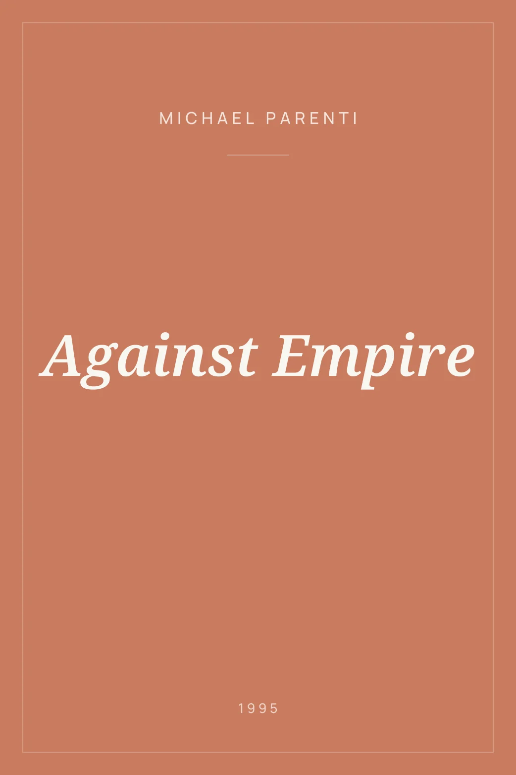 Portada de Against Empire