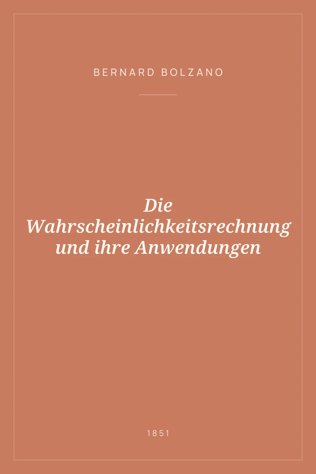 Portada de Die Wahrscheinlichkeitsrechnung und ihre Anwendungen