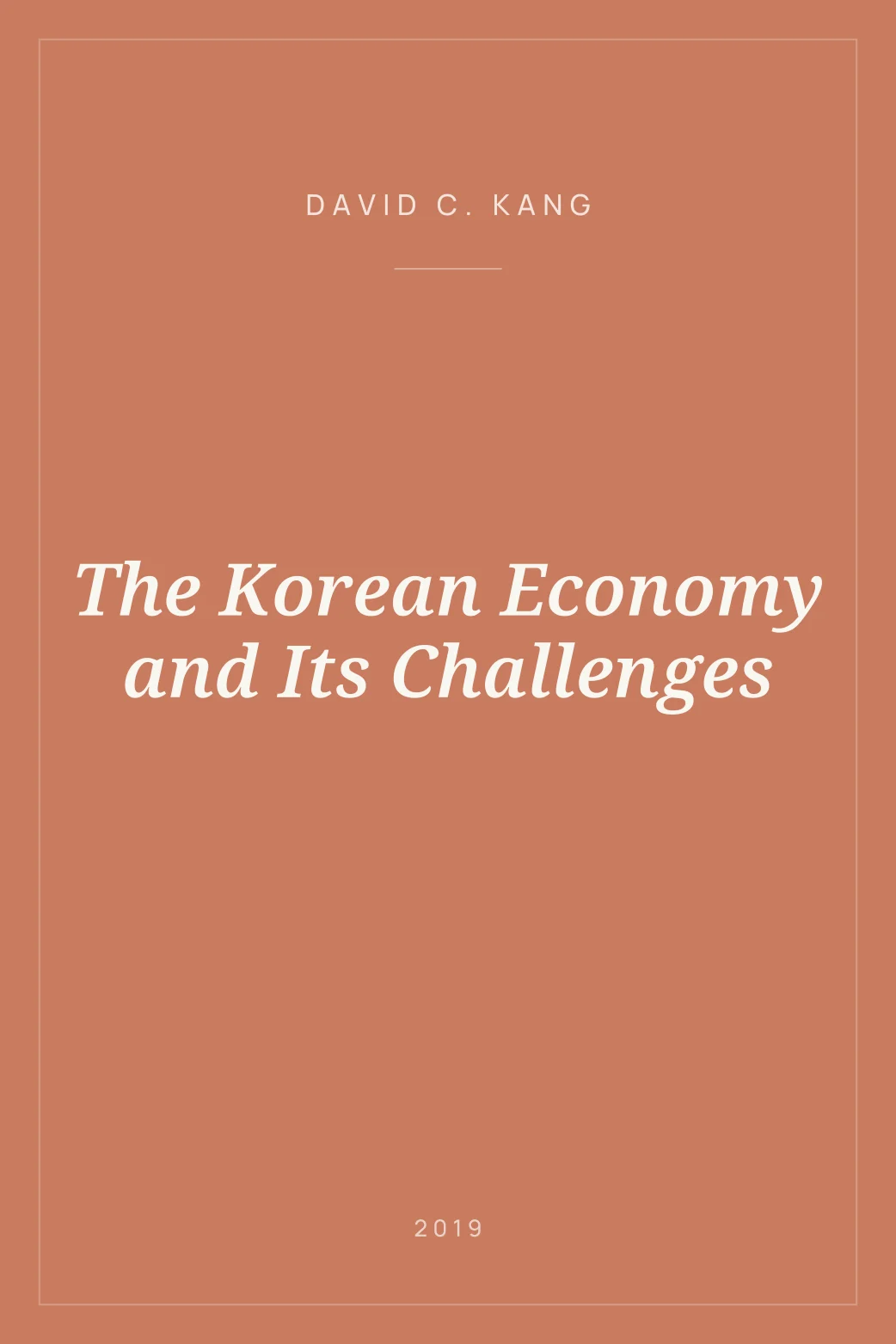 Portada de The Korean Economy and Its Challenges