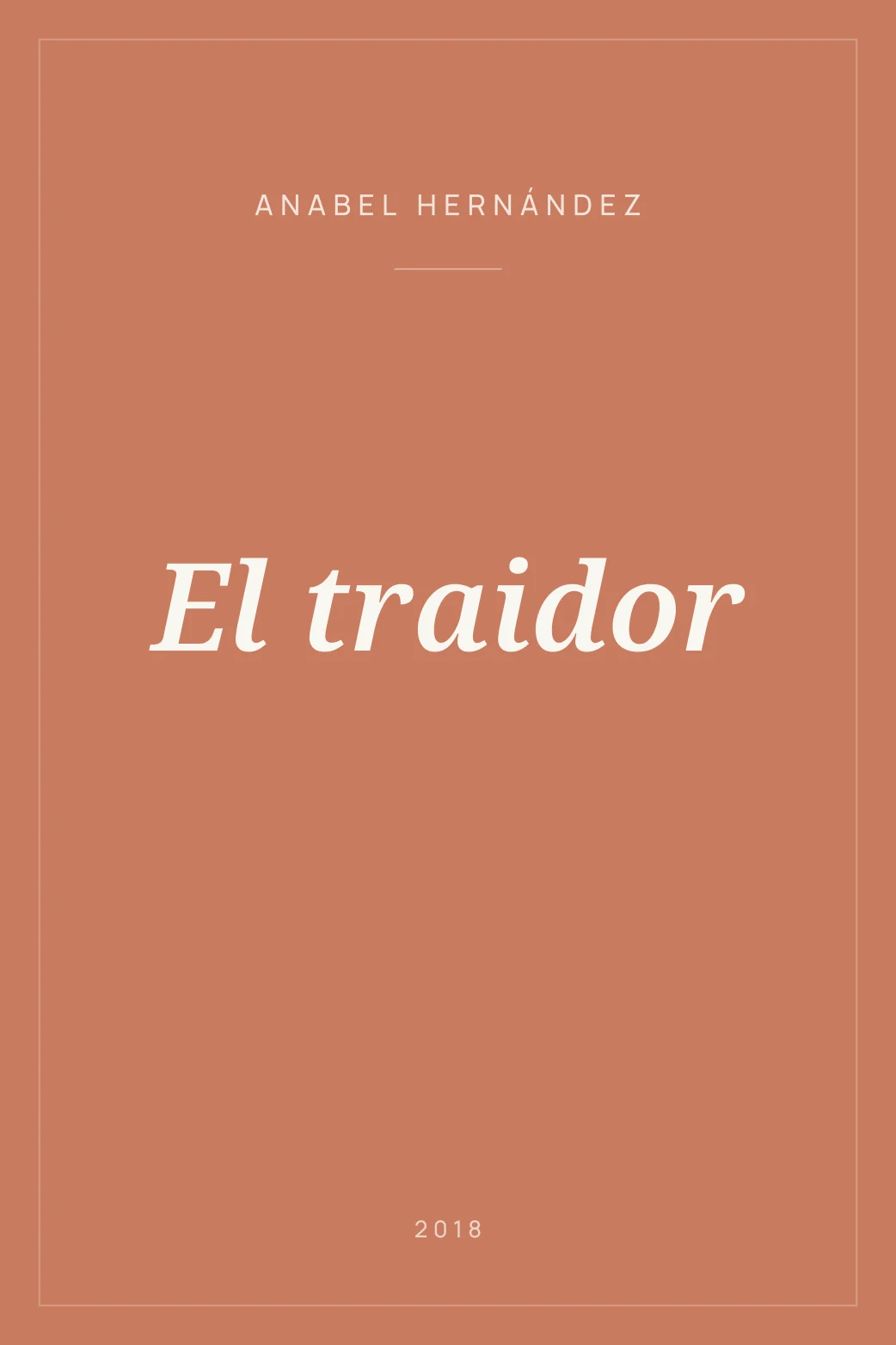 Portada de El traidor