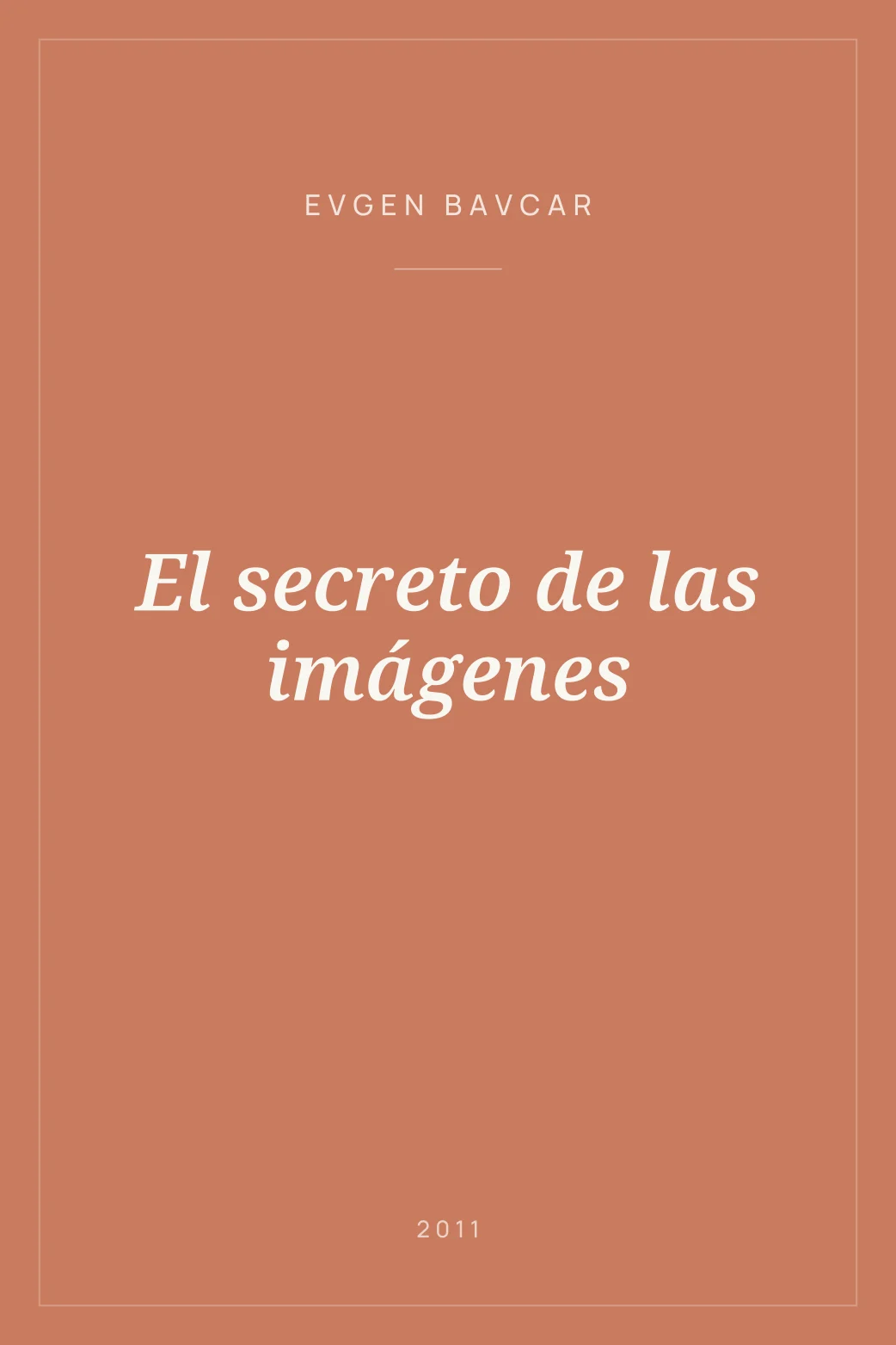 Portada de El secreto de las imágenes