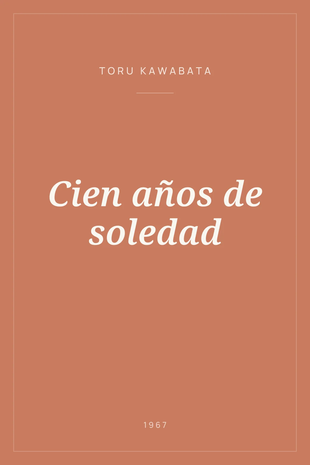 Portada de Cien años de soledad