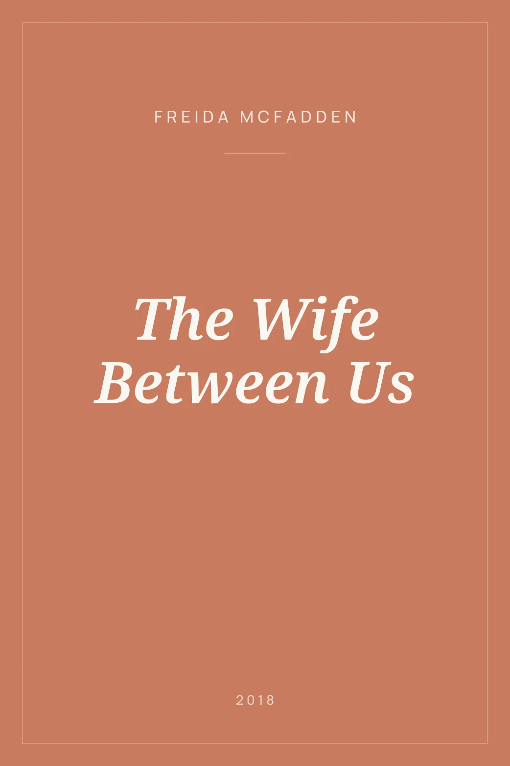Portada de The Wife Between Us