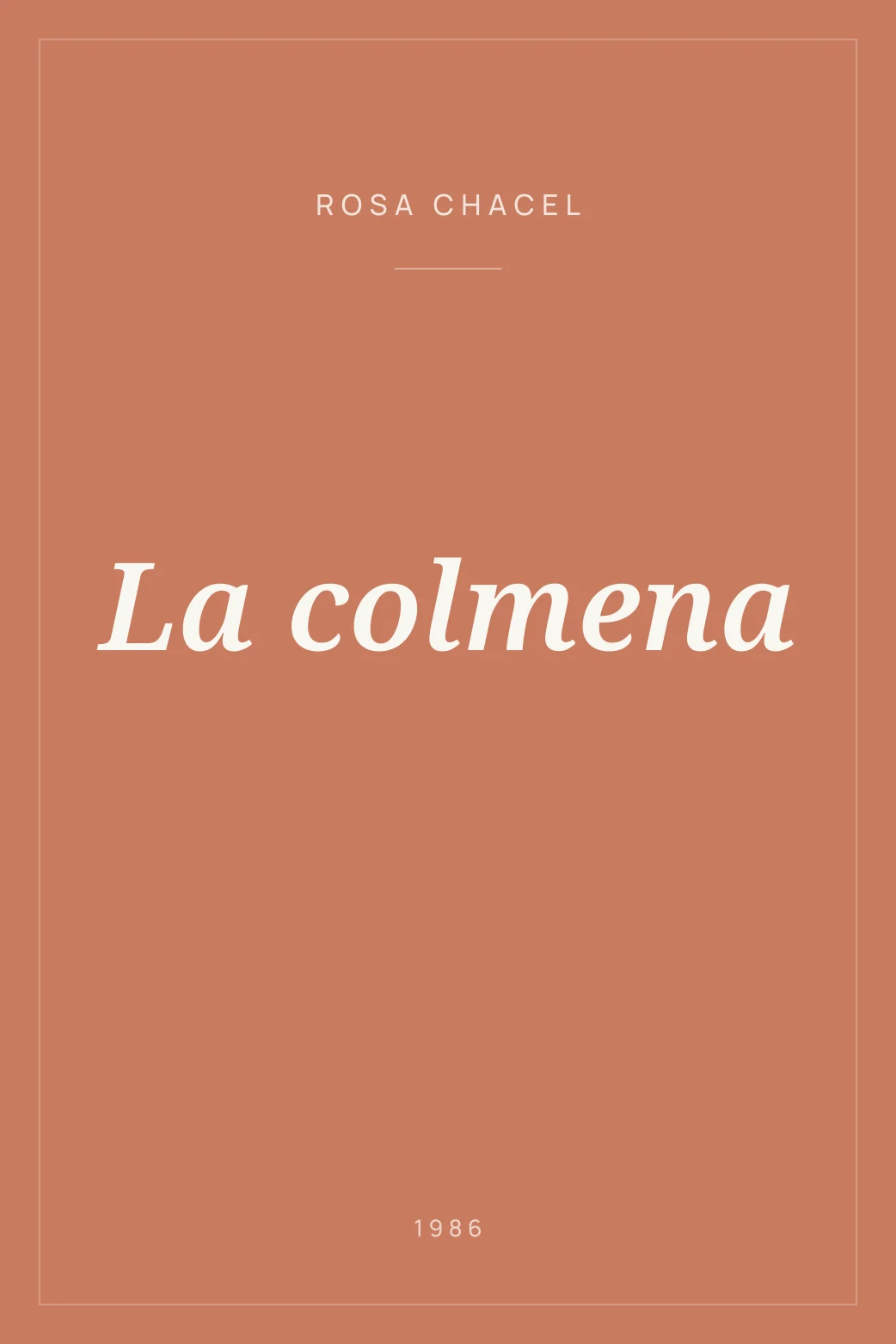 Portada de La colmena