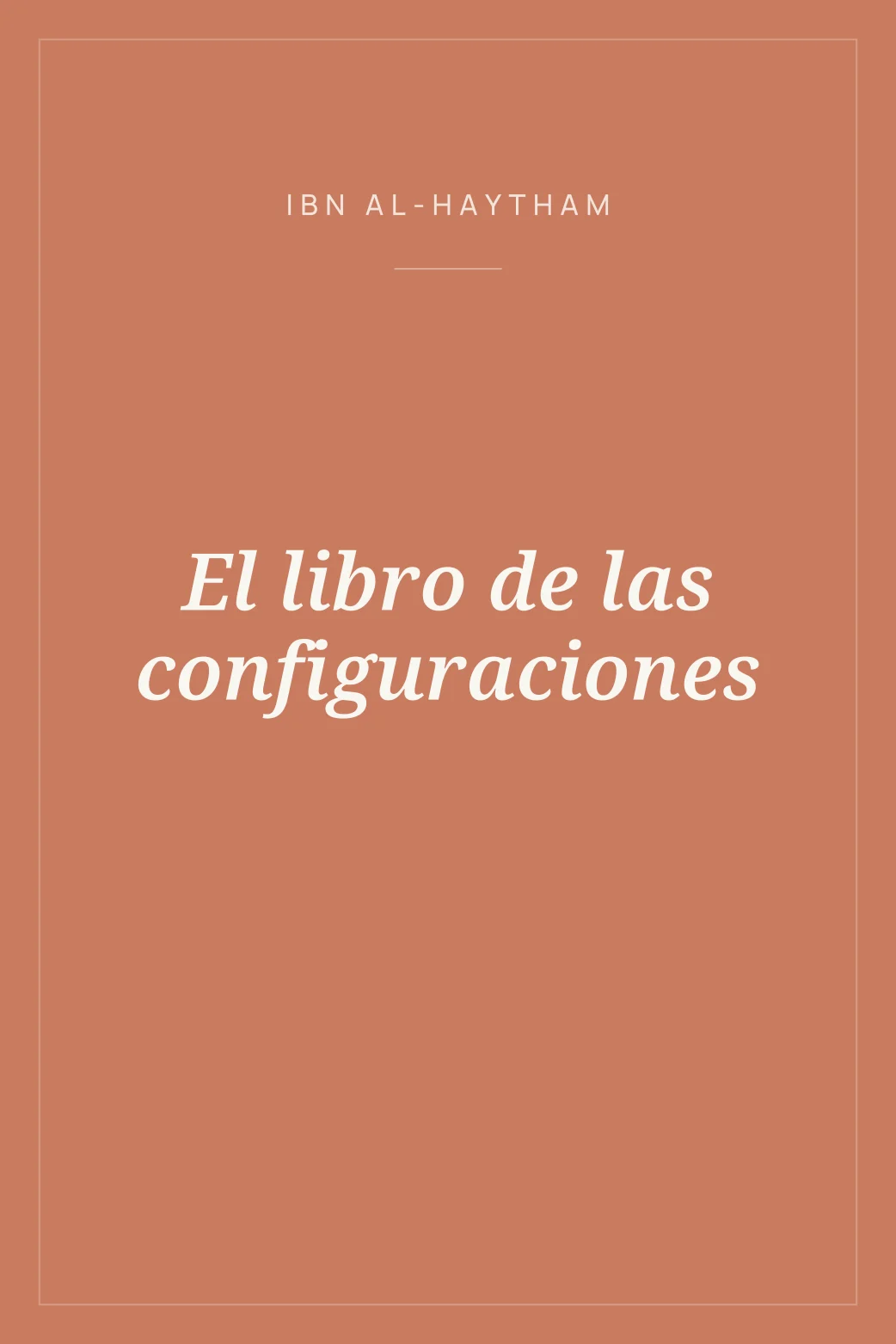 Portada de El libro de las configuraciones