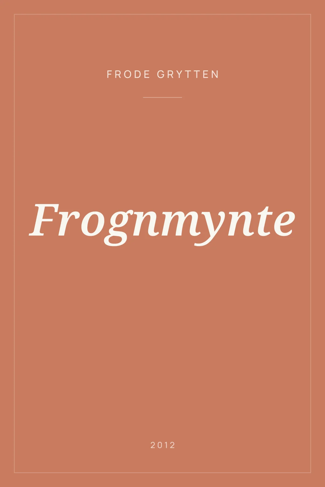 Portada de Frognmynte