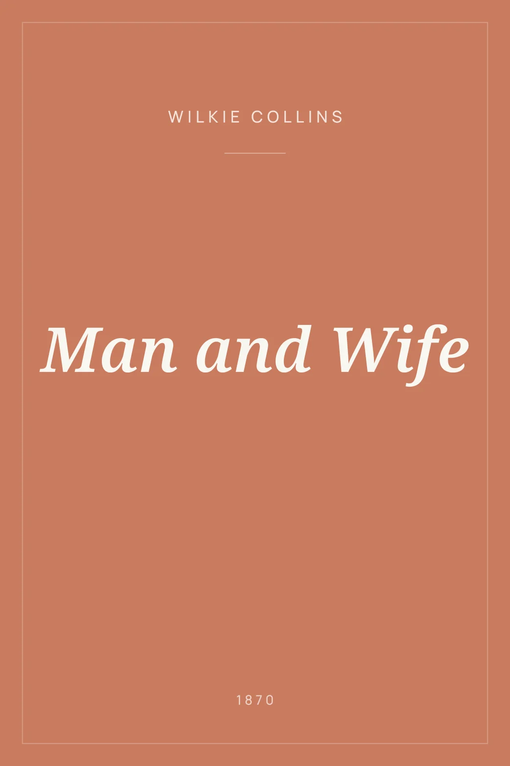 Portada de Man and Wife