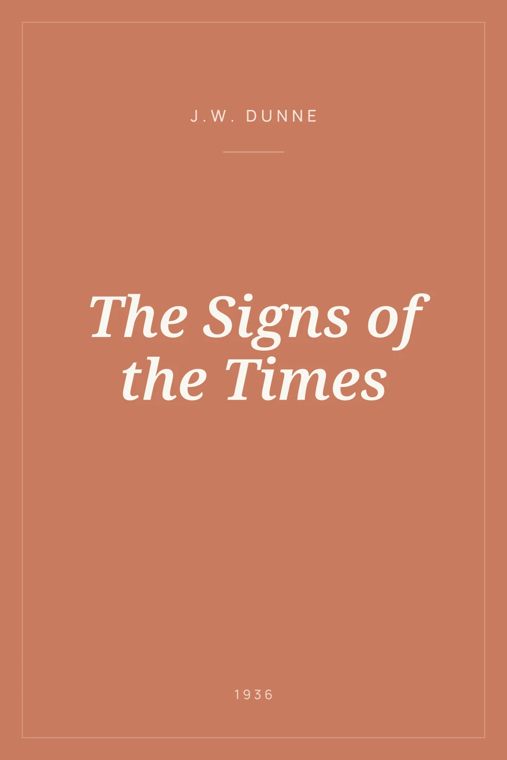Portada de The Signs of the Times