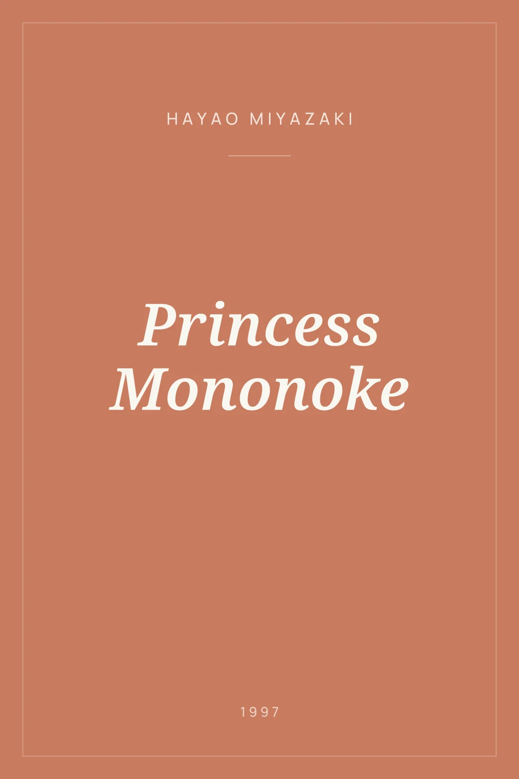 Portada de Princess Mononoke