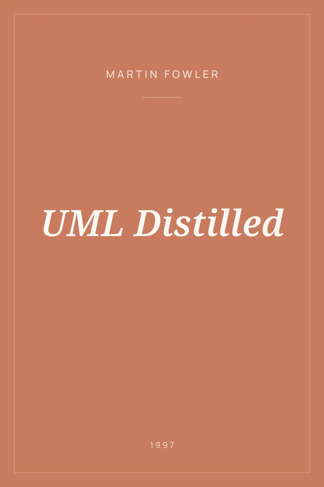 Portada de UML Distilled