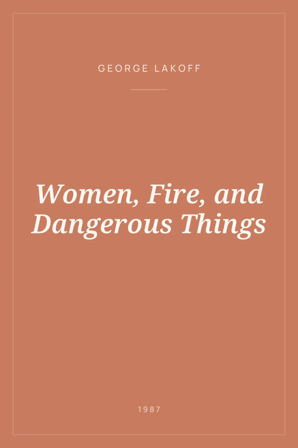 Portada de Women, Fire, and Dangerous Things