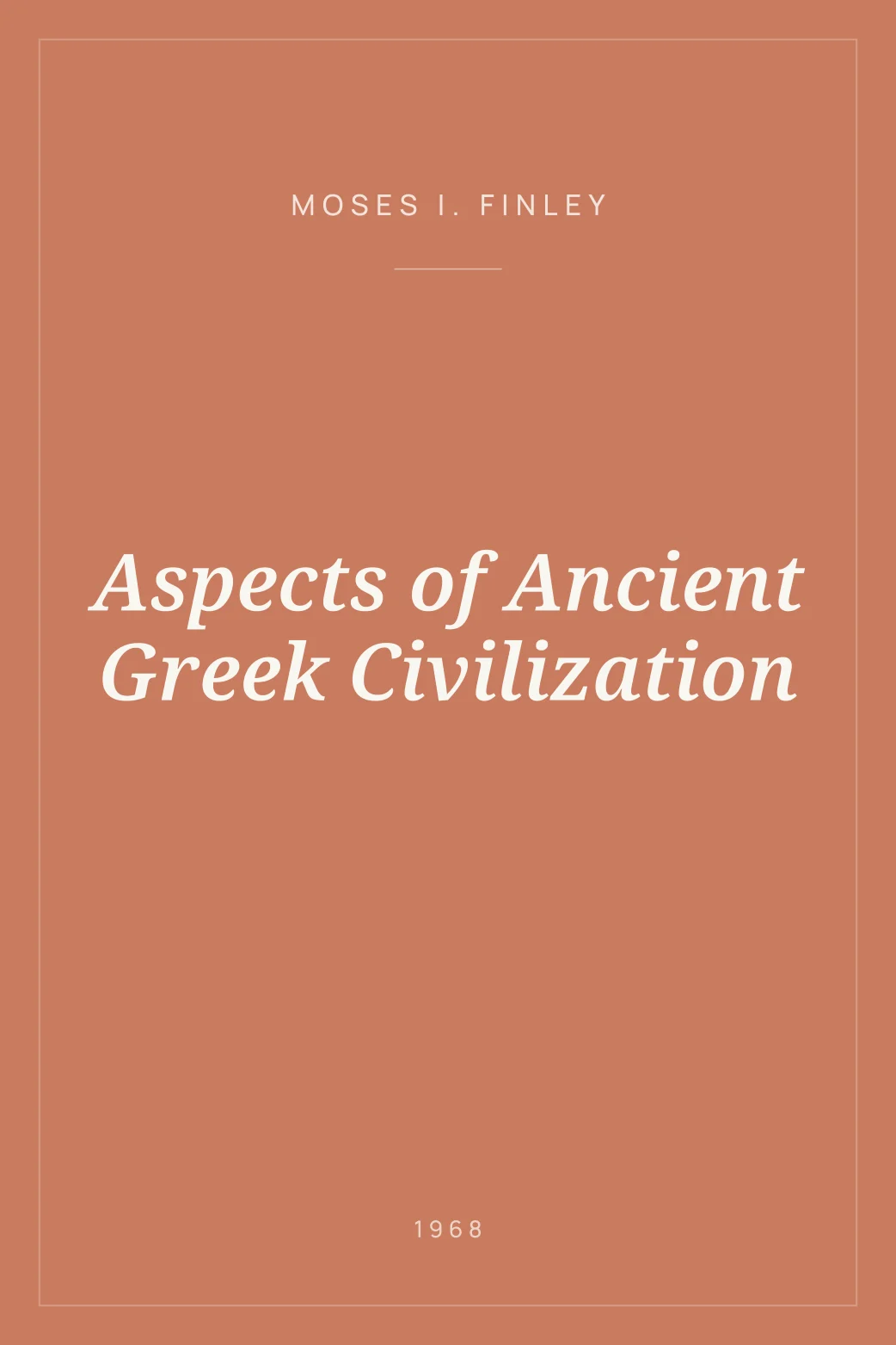 Portada de Aspects of Ancient Greek Civilization