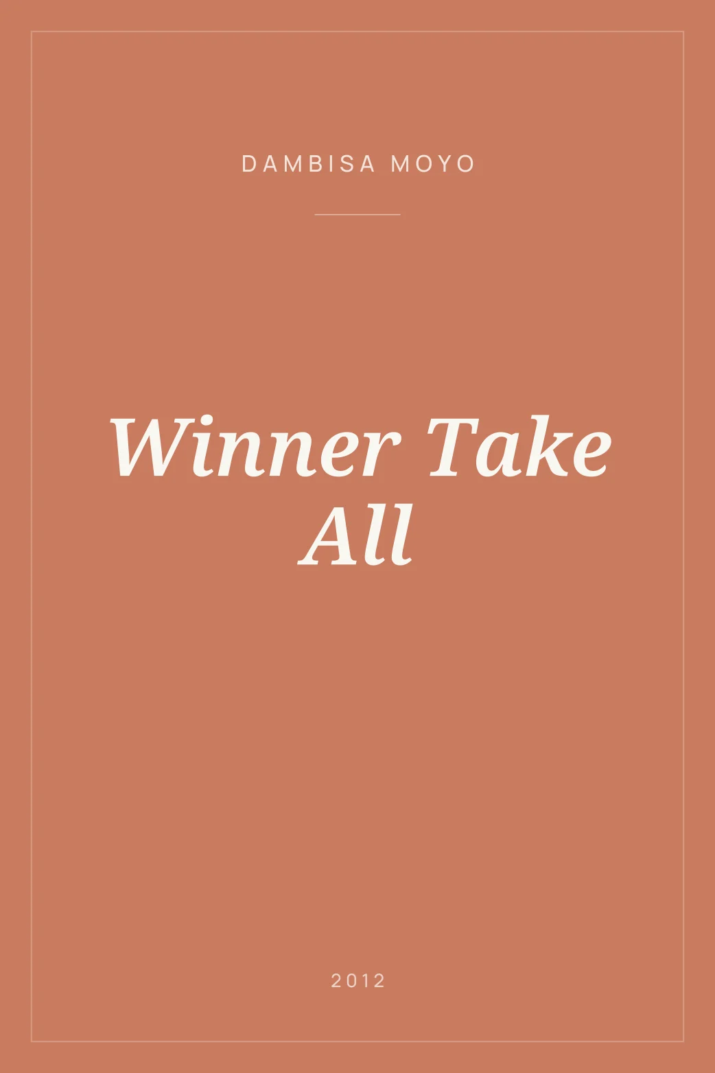 Portada de Winner Take All