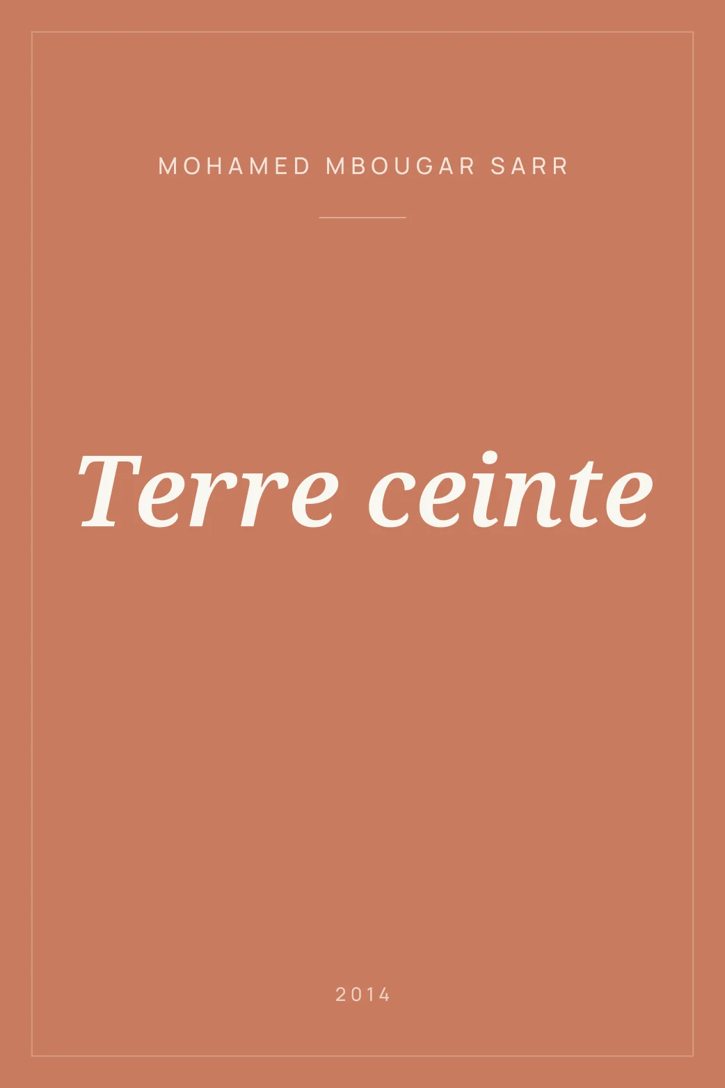 Portada de Terre ceinte
