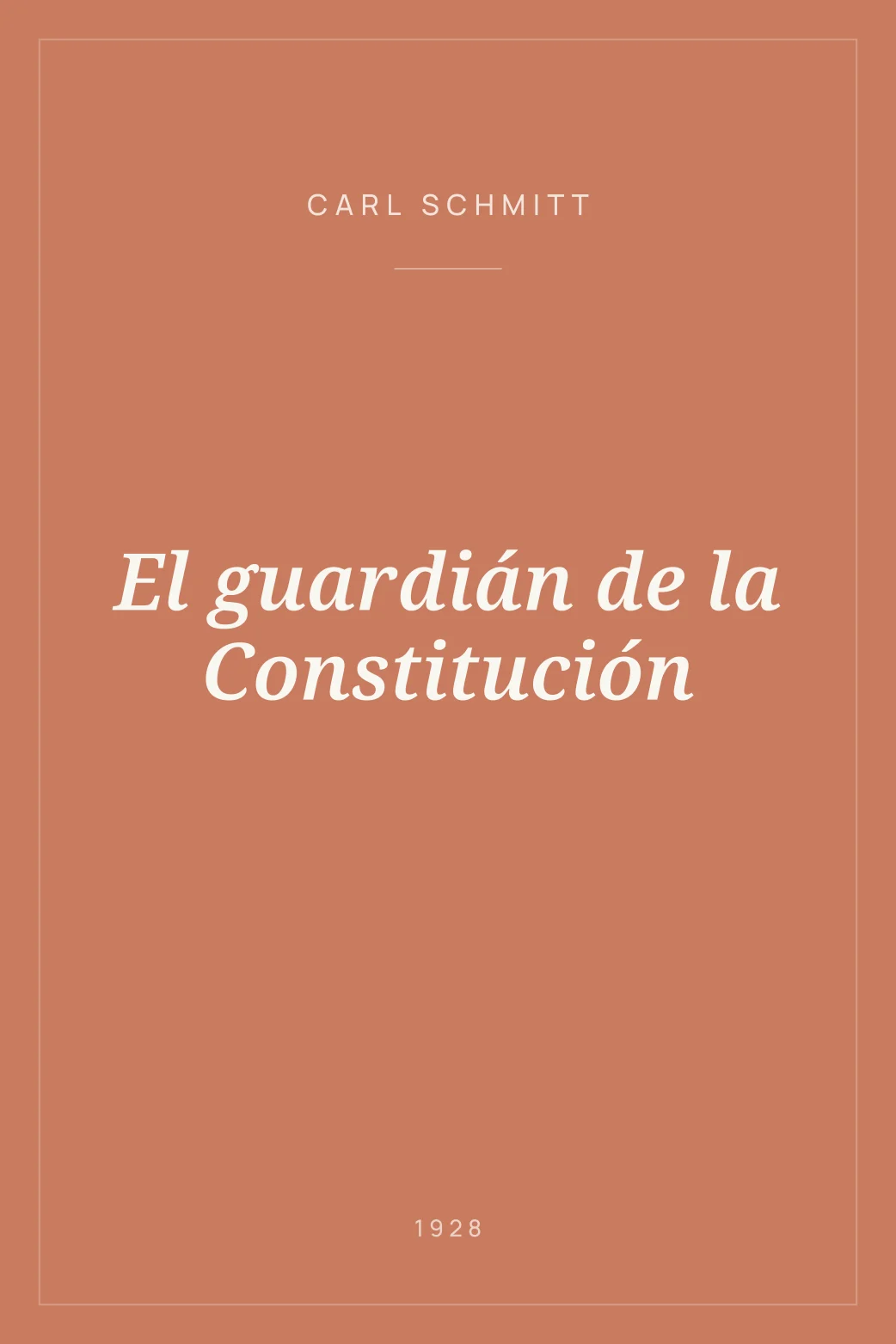 Portada de El guardián de la Constitución