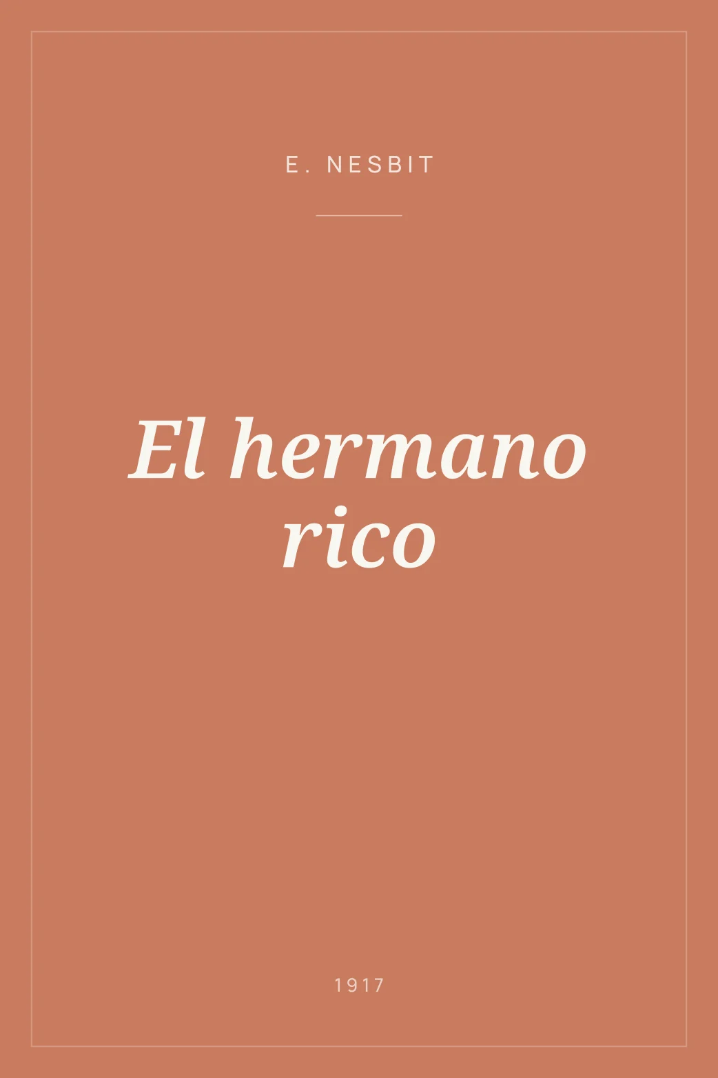 Portada de El hermano rico