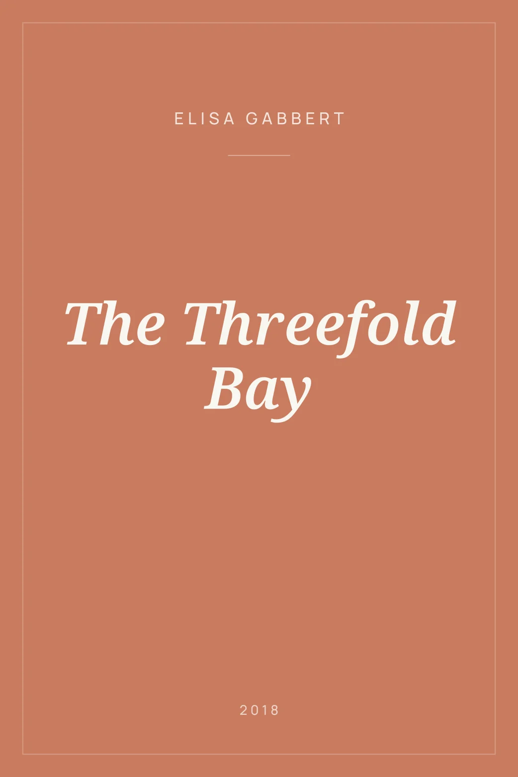 Portada de The Threefold Bay