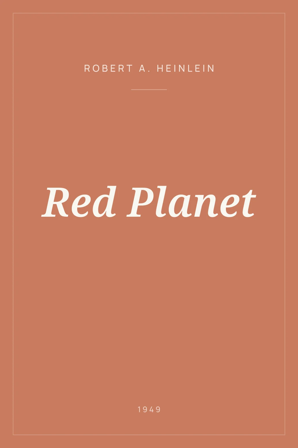 Portada de Red Planet