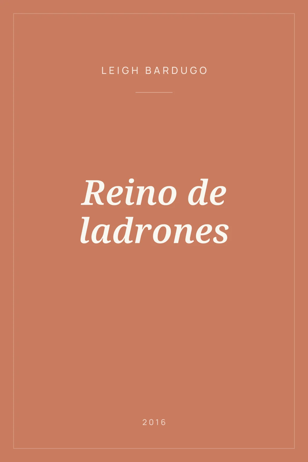 Portada de Reino de ladrones
