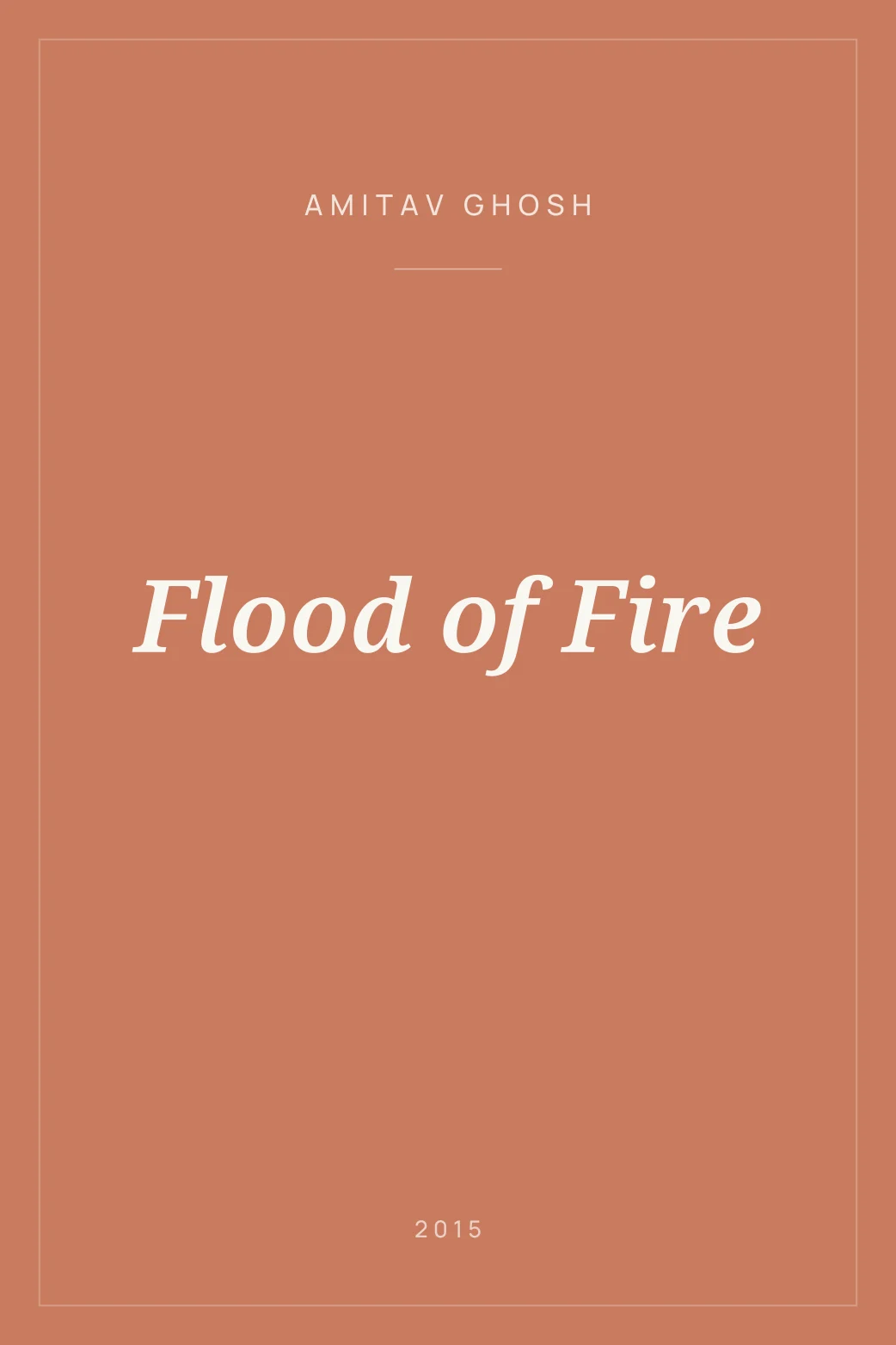Portada de Flood of Fire
