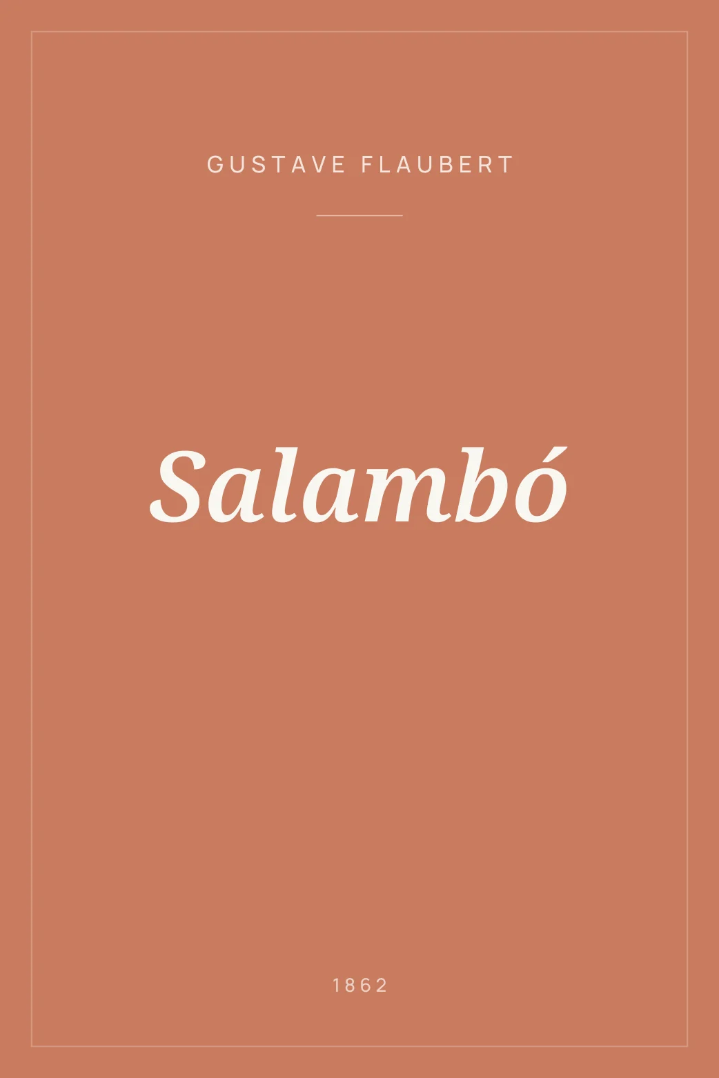 Portada de Salambó