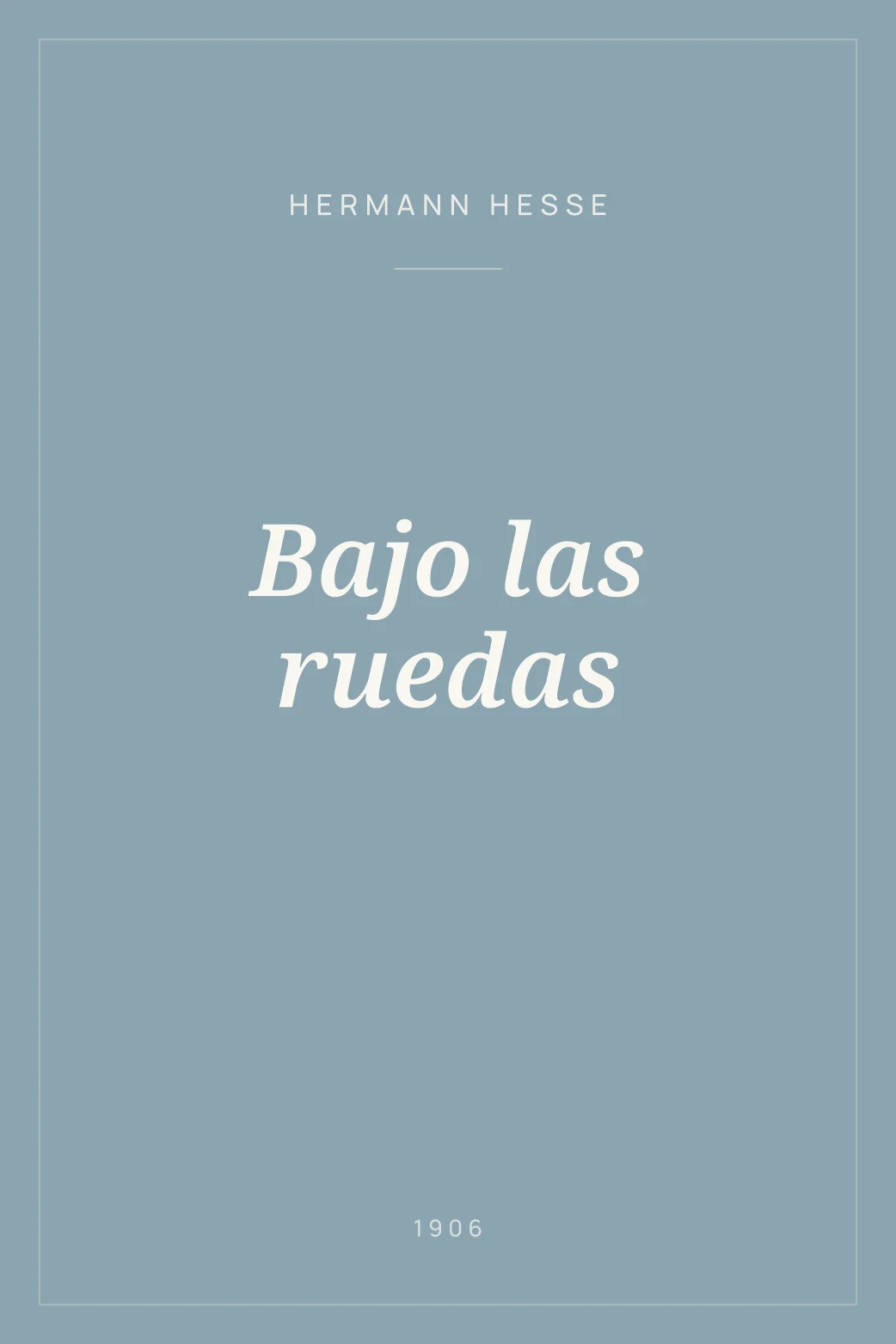 Portada de Bajo las ruedas