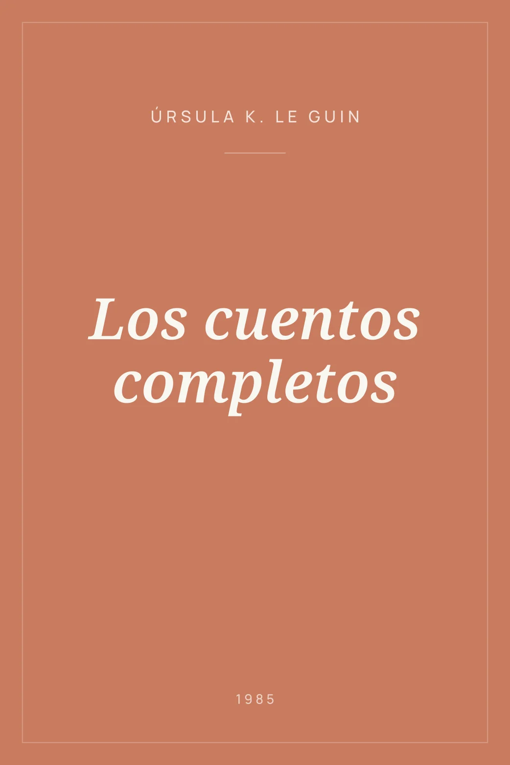 Portada de Los cuentos completos