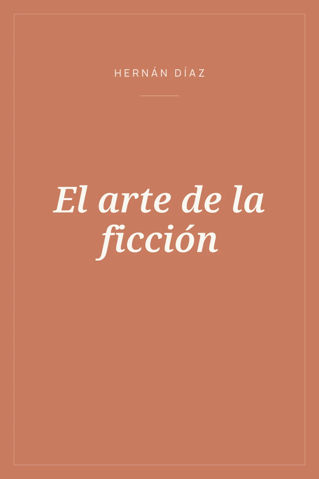 Portada de El arte de la ficción