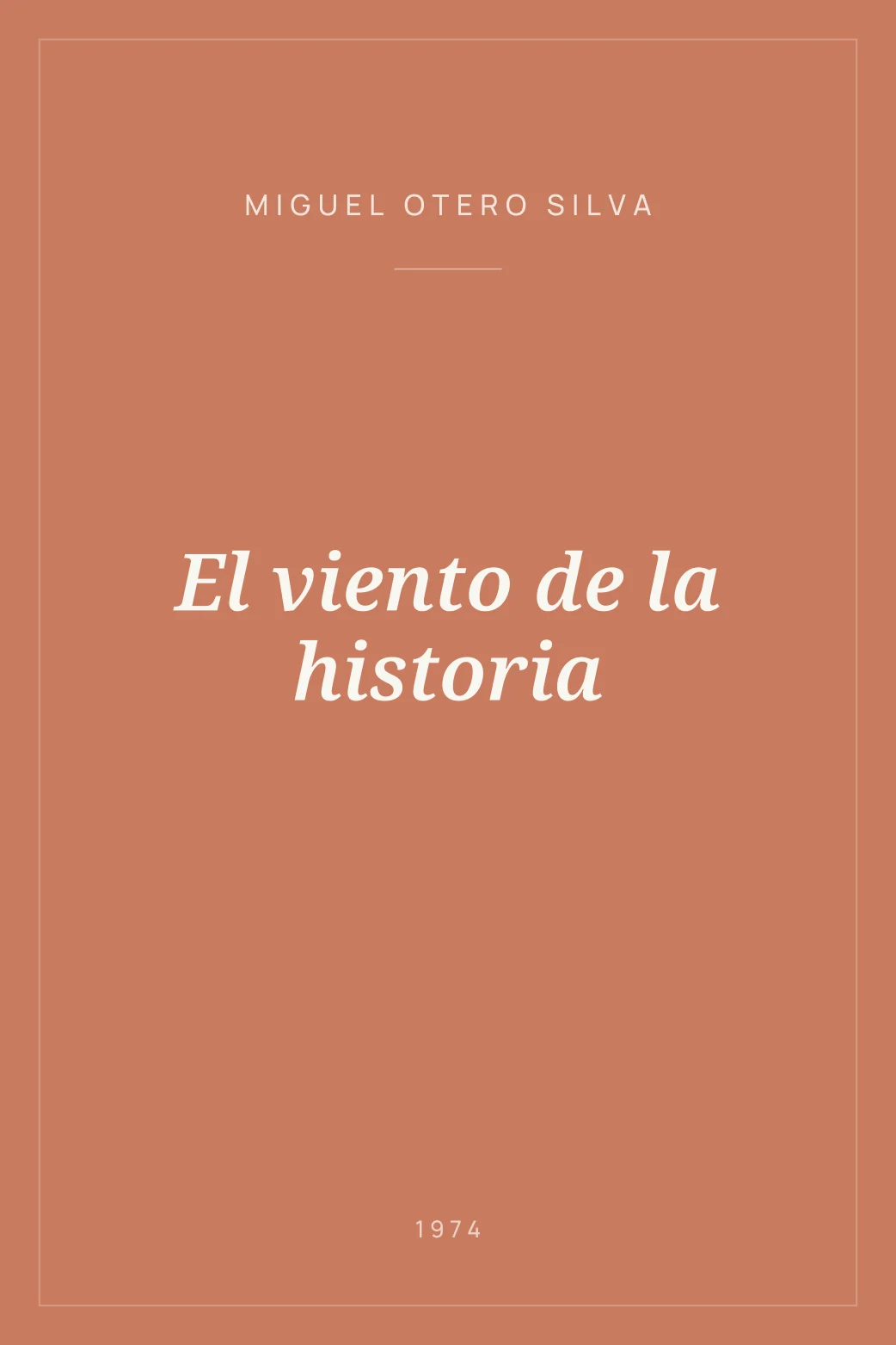 Portada de El viento de la historia