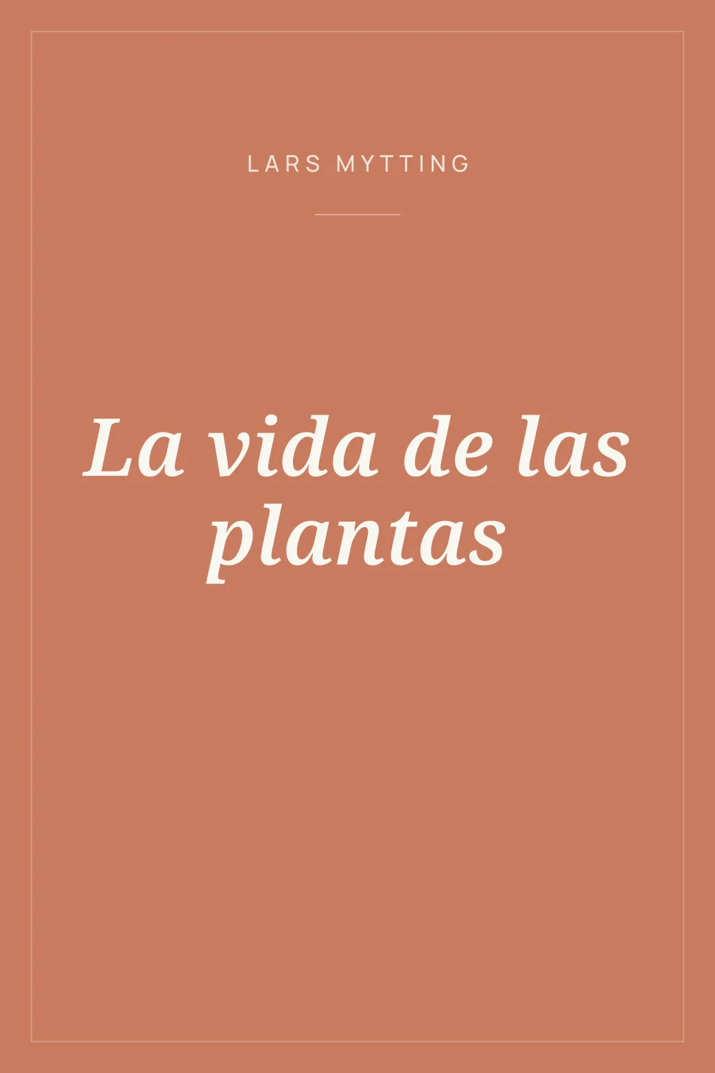 Portada de La vida de las plantas