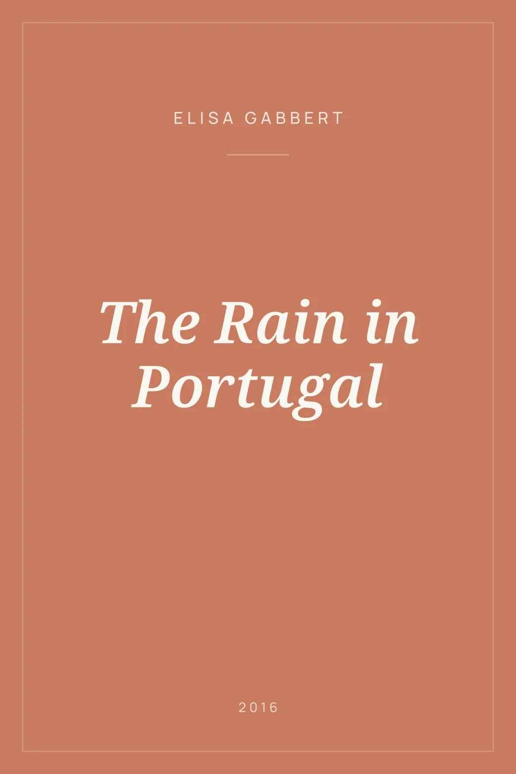 Portada de The Rain in Portugal