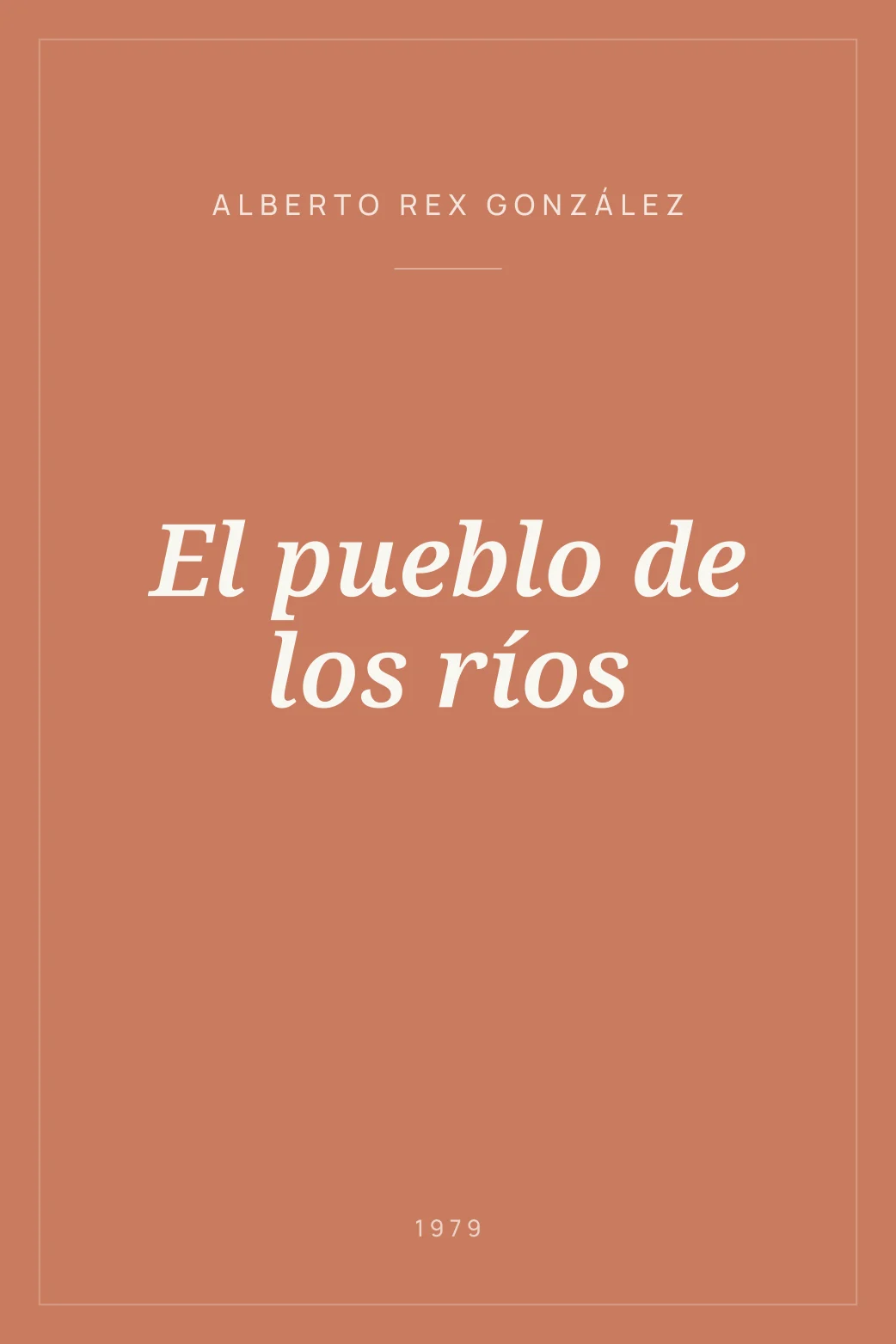 Portada de El pueblo de los ríos