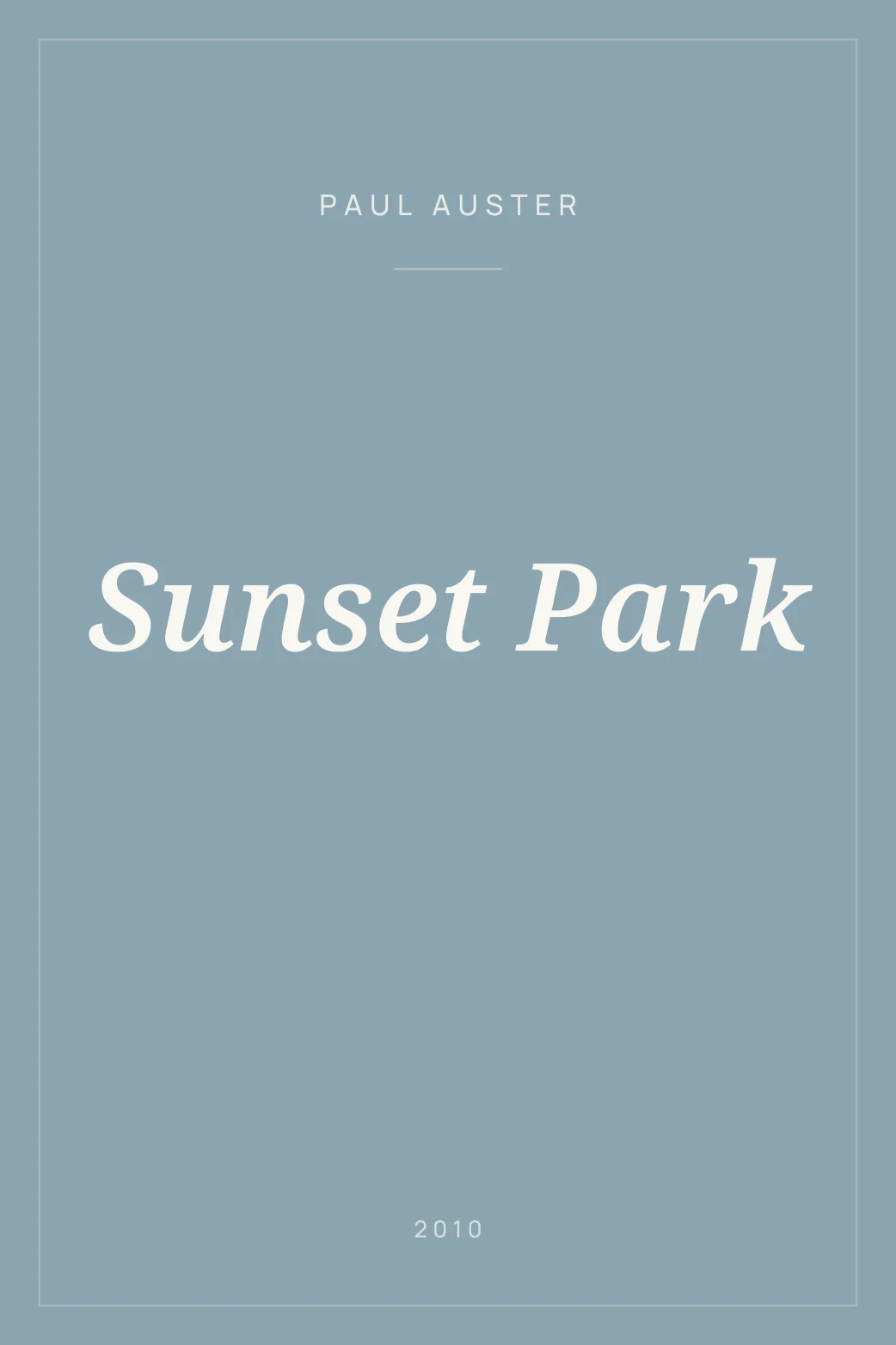 Portada de Sunset Park
