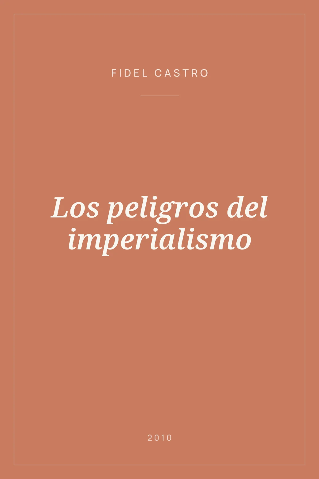 Portada de Los peligros del imperialismo