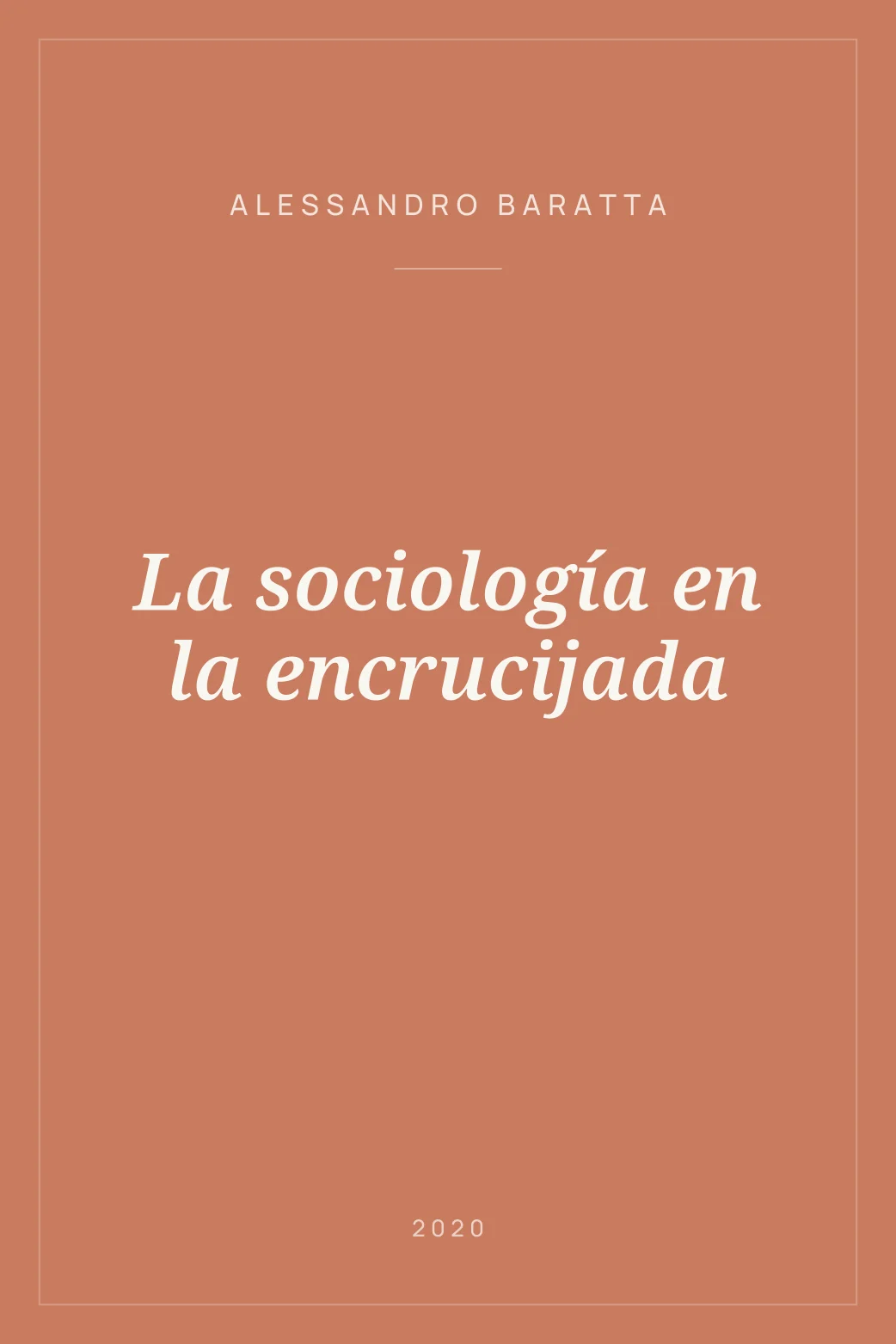 Portada de La sociología en la encrucijada