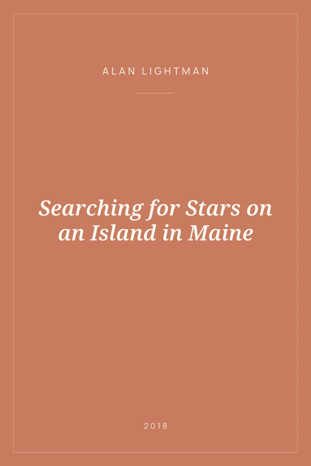 Portada de Searching for Stars on an Island in Maine