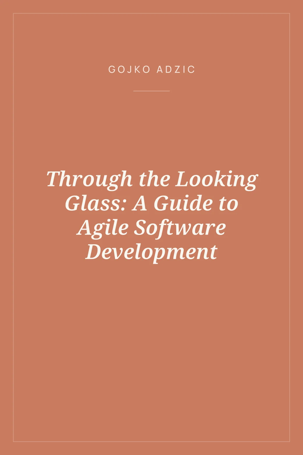 Portada de Through the Looking Glass: A Guide to Agile Software Development