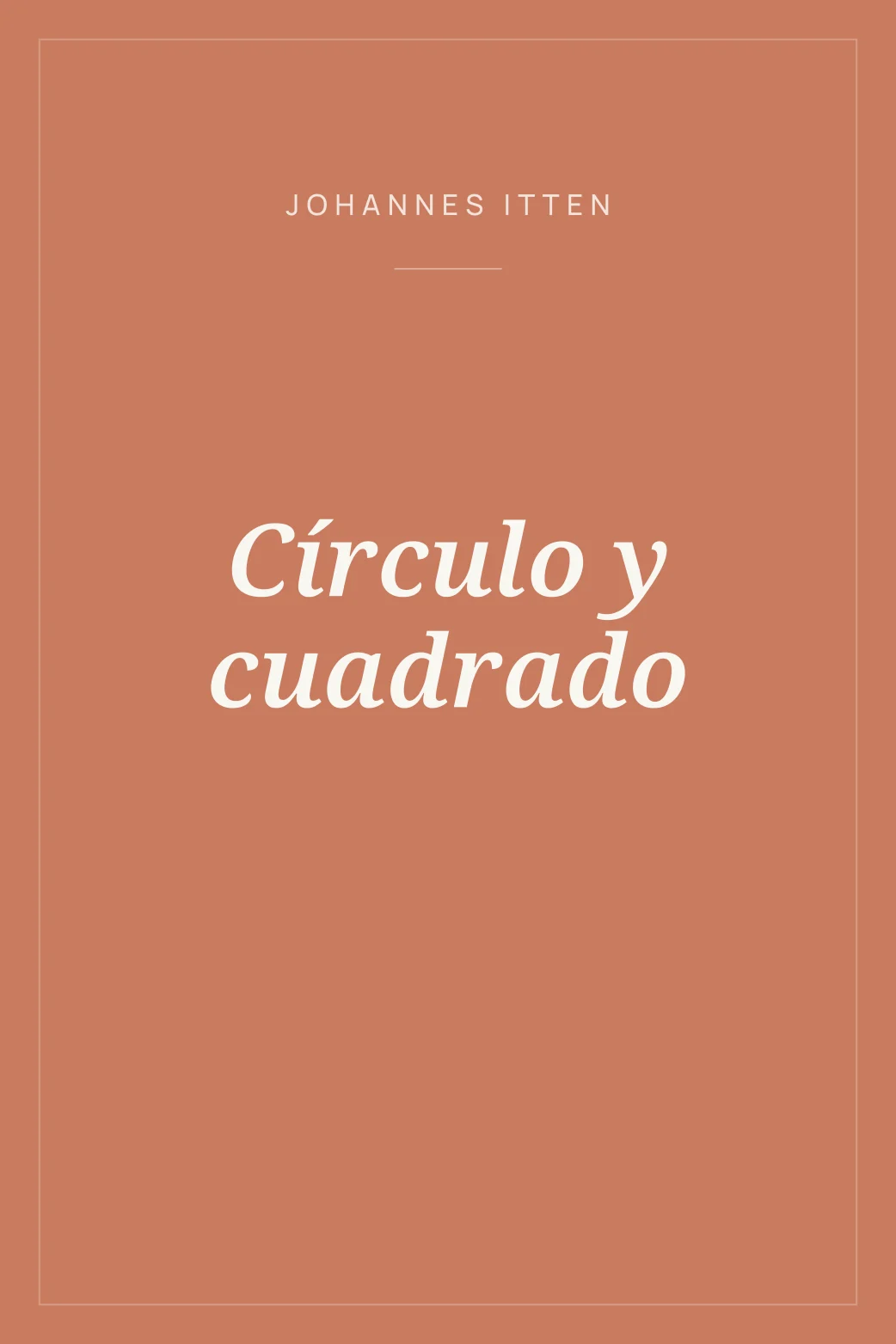 Portada de Círculo y cuadrado