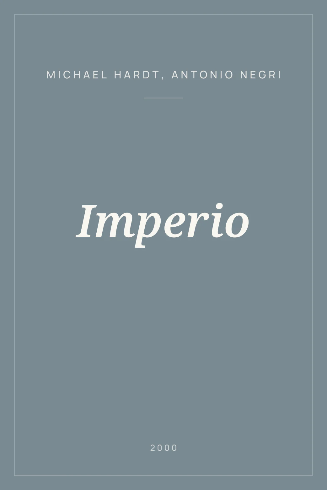Portada de Imperio