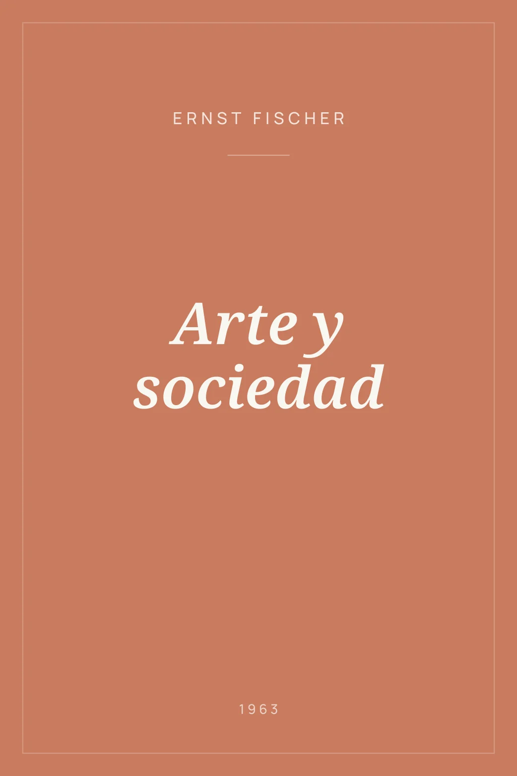 Portada de Arte y sociedad
