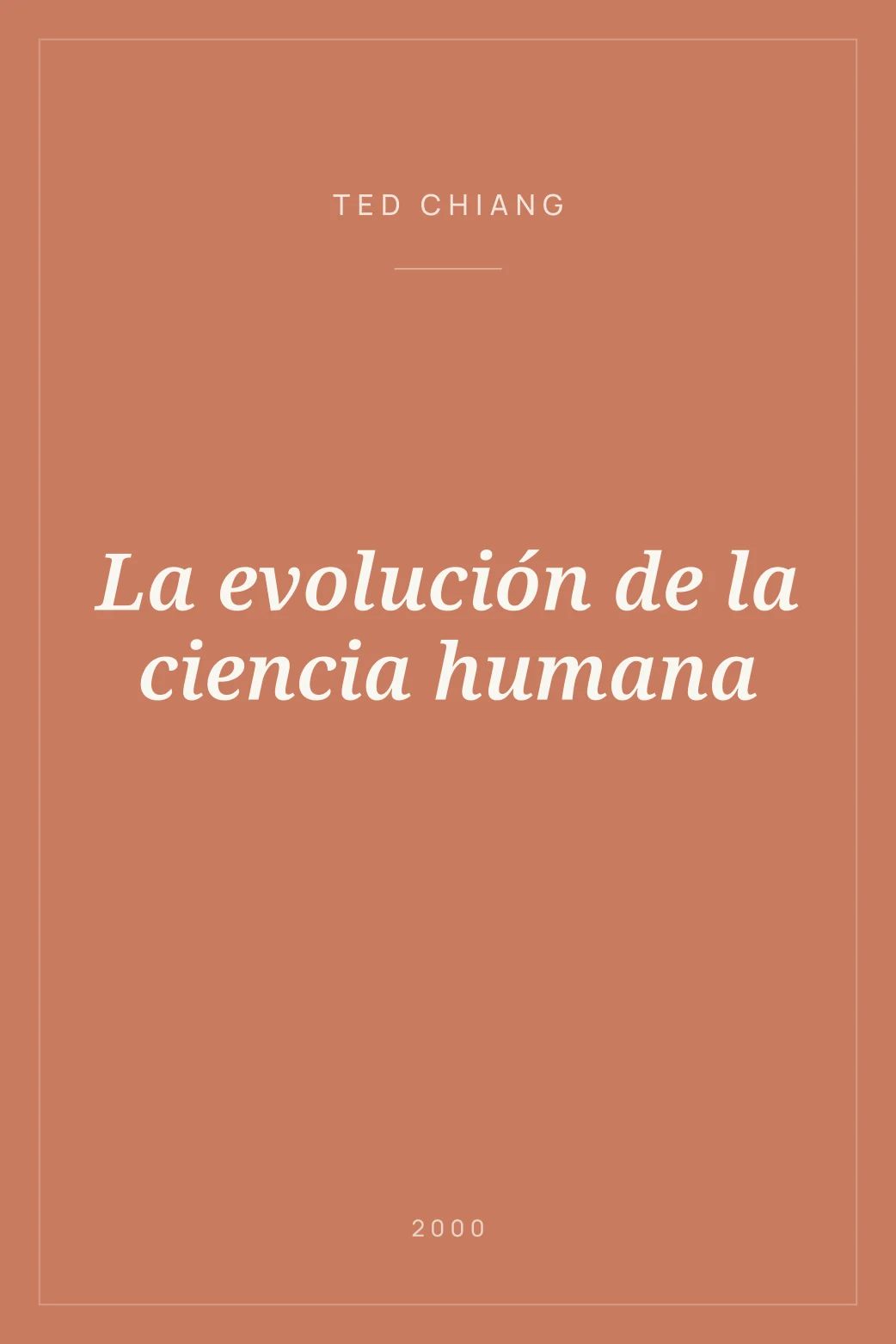 Portada de La evolución de la ciencia humana