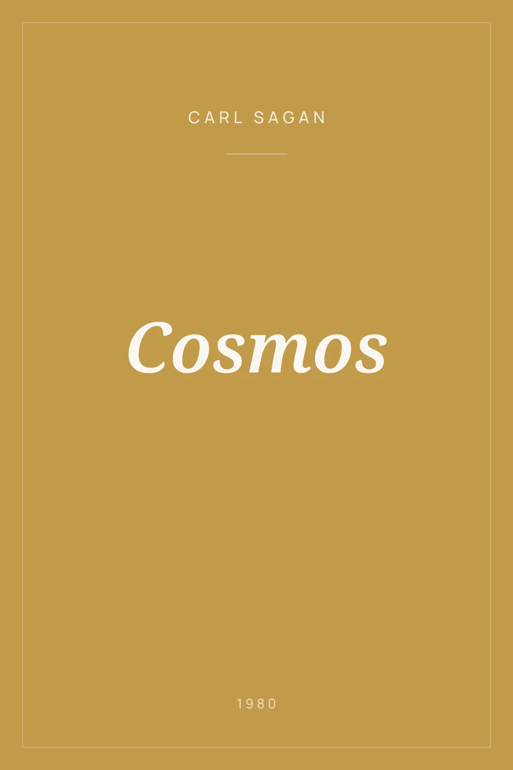 Portada de Cosmos