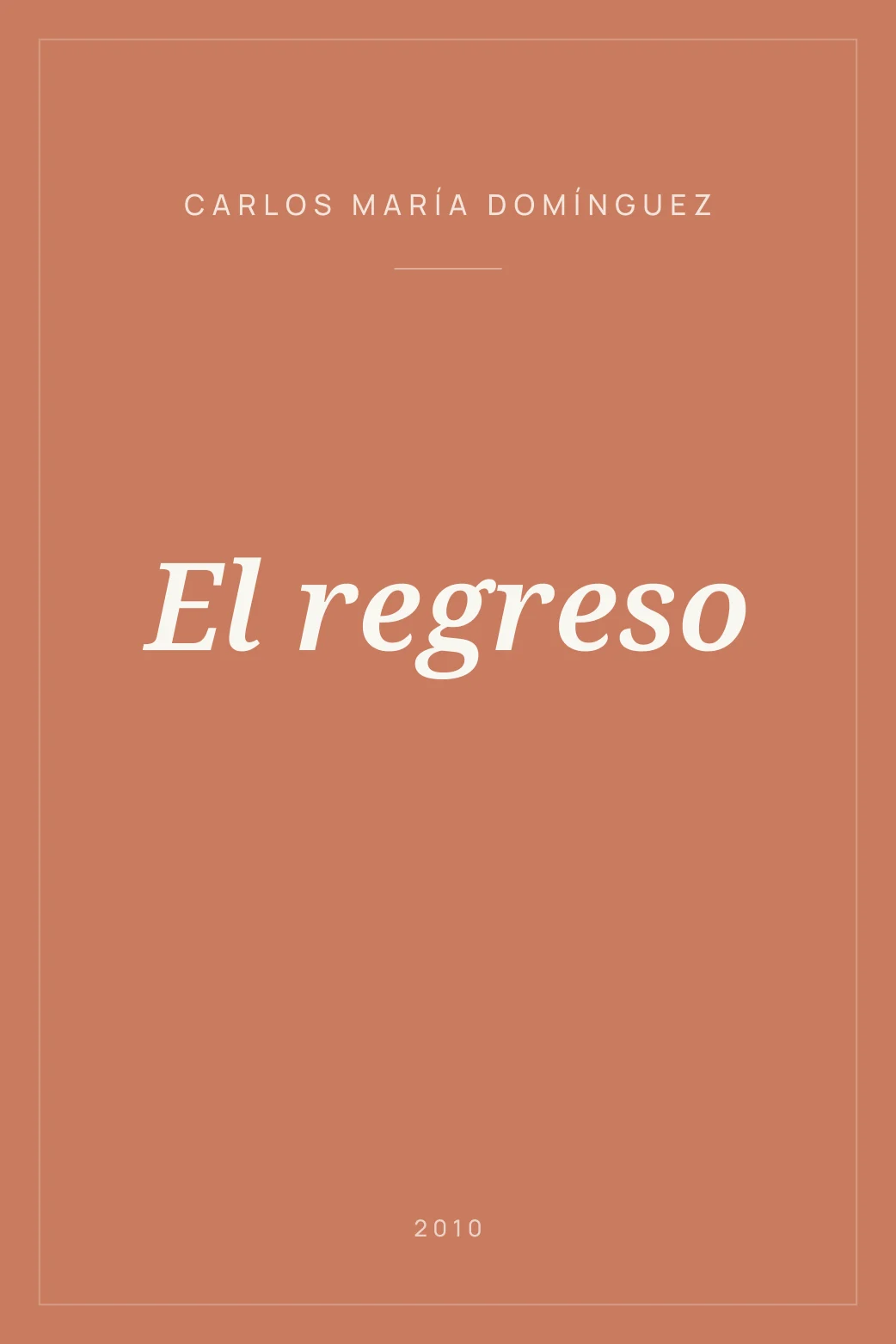 Portada de El regreso