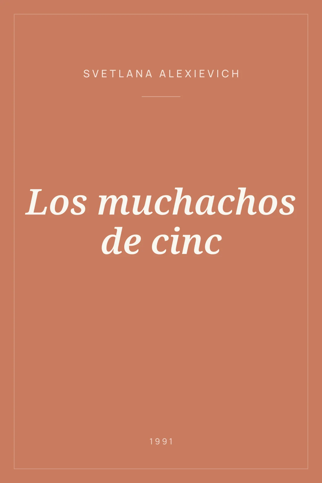 Portada de Los muchachos de cinc