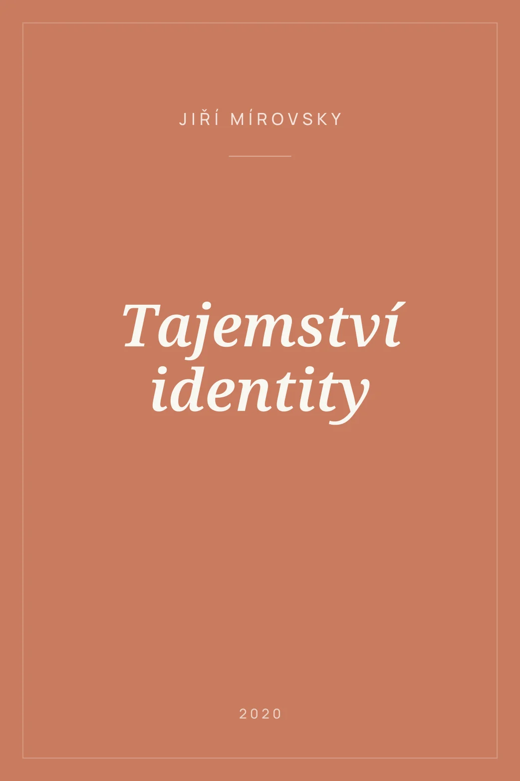 Portada de Tajemství identity