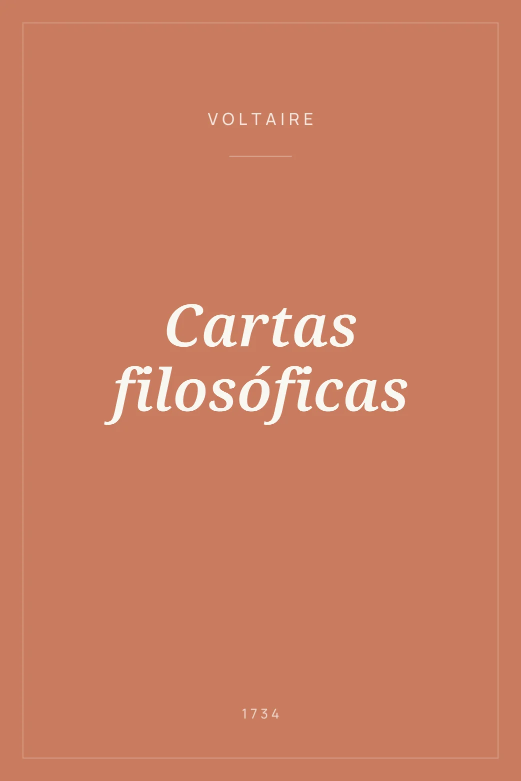 Portada de Cartas filosóficas
