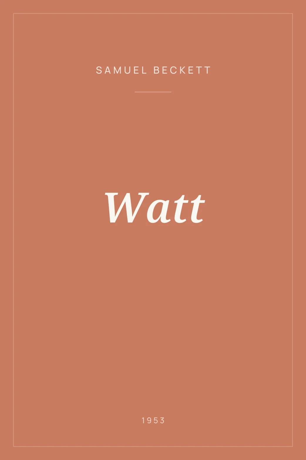 Portada de Watt